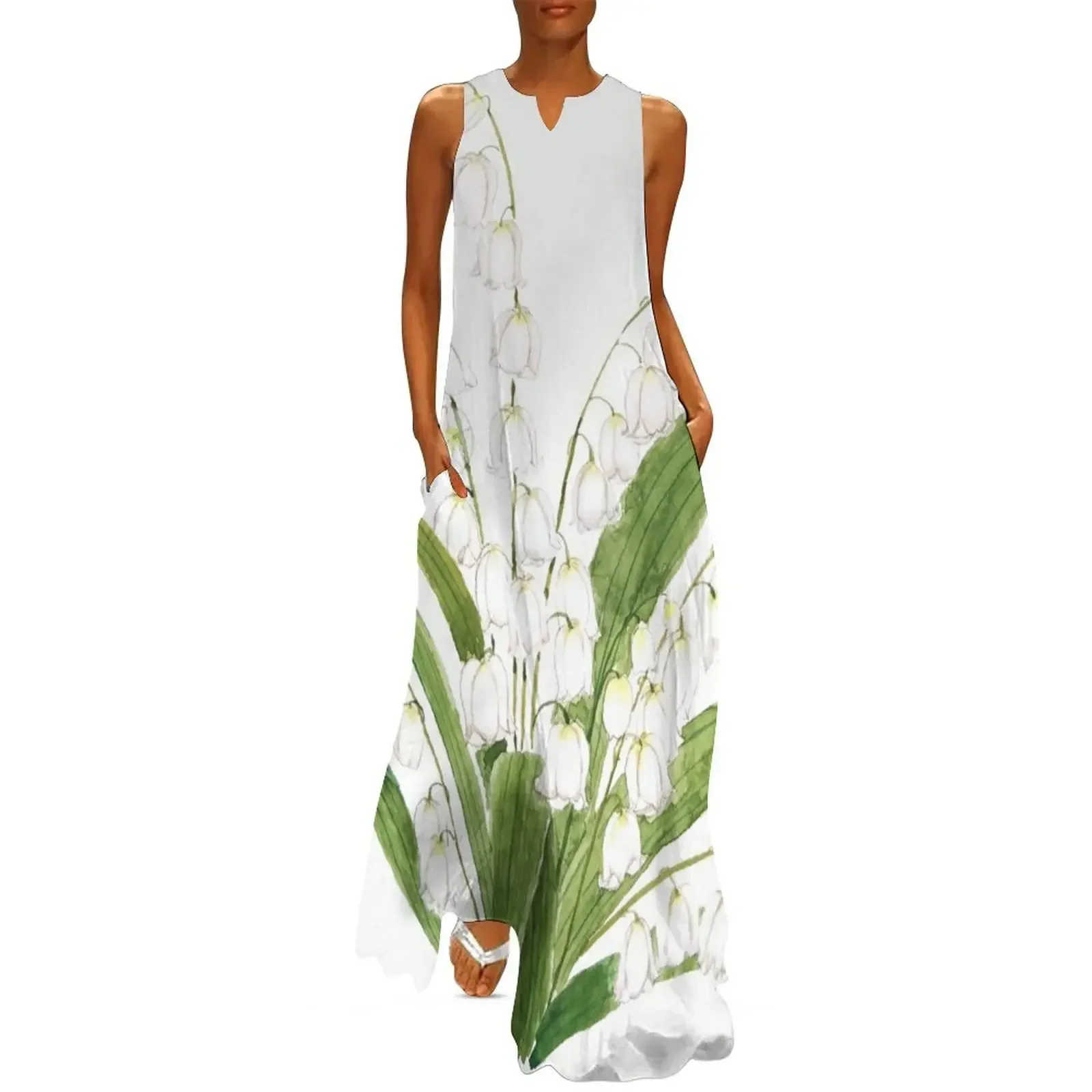 white lily of valley watercolor Long Dress dresses summer dresses for women 2025 summer clothes summer dress womens 2025 Dress
white lily of valley watercolor Long Dress dresses summer dresses for women 2025 summer clothes summer dress womens 2025 Dress
