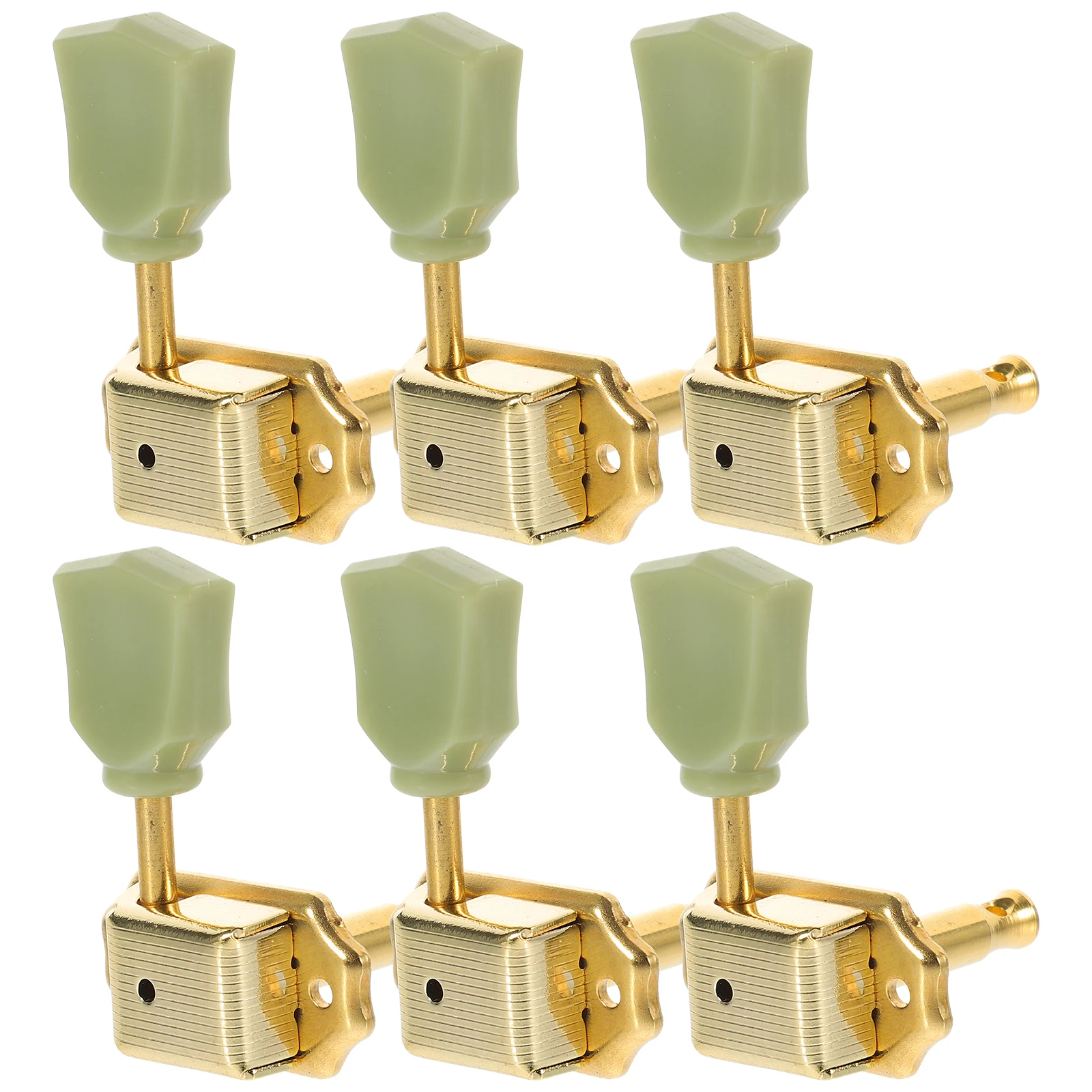 6 Pcs Buttons Vintage Jade Tuning Pegs for Acoustic Electric Guitars Guitar Tuning Machines Parts Accessories
6 Pcs Buttons Vintage Jade Tuning Pegs for Acoustic Electric Guitars Guitar Tuning Machines Parts Accessories