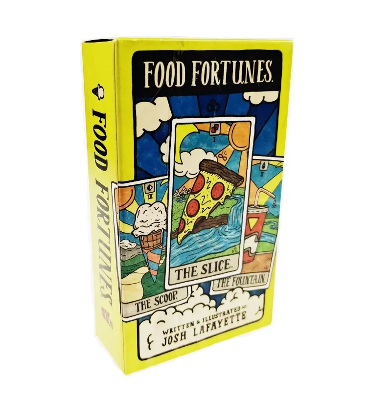 New 78 Illustrated Food&Drink Cards Tarot Collection Food Fortunes Mystical Deck Board Games Imaginative Divination
New 78 Illustrated Food&Drink Cards Tarot Collection Food Fortunes Mystical Deck Board Games Imaginative Divination