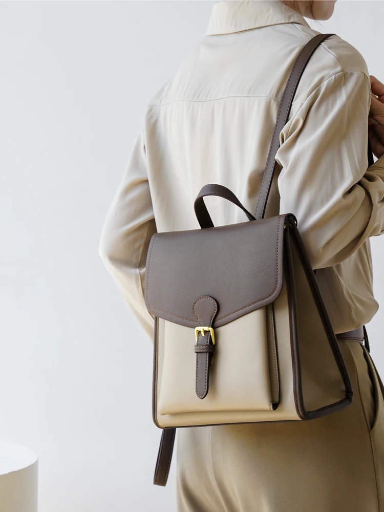 Women's Retro Large Capacity Shoulder Bag Fashionable Travel Shopping Bag Design Sensation 2026 New Style Soft Backpack
Women's Retro Large Capacity Shoulder Bag Fashionable Travel Shopping Bag Design Sensation 2026 New Style Soft Backpack