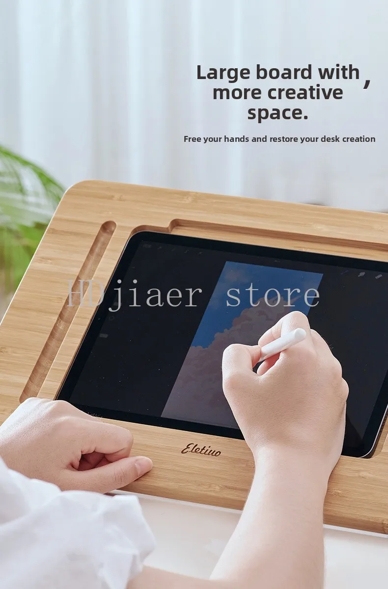 Adjustable writing and painting stand suitable for Apple iPad Pro 9.7-10.2-10.5-11-12.9 inches - bamboo and wood drawing board
Adjustable writing and painting stand suitable for Apple iPad Pro 9.7-10.2-10.5-11-12.9 inches - bamboo and wood drawing board