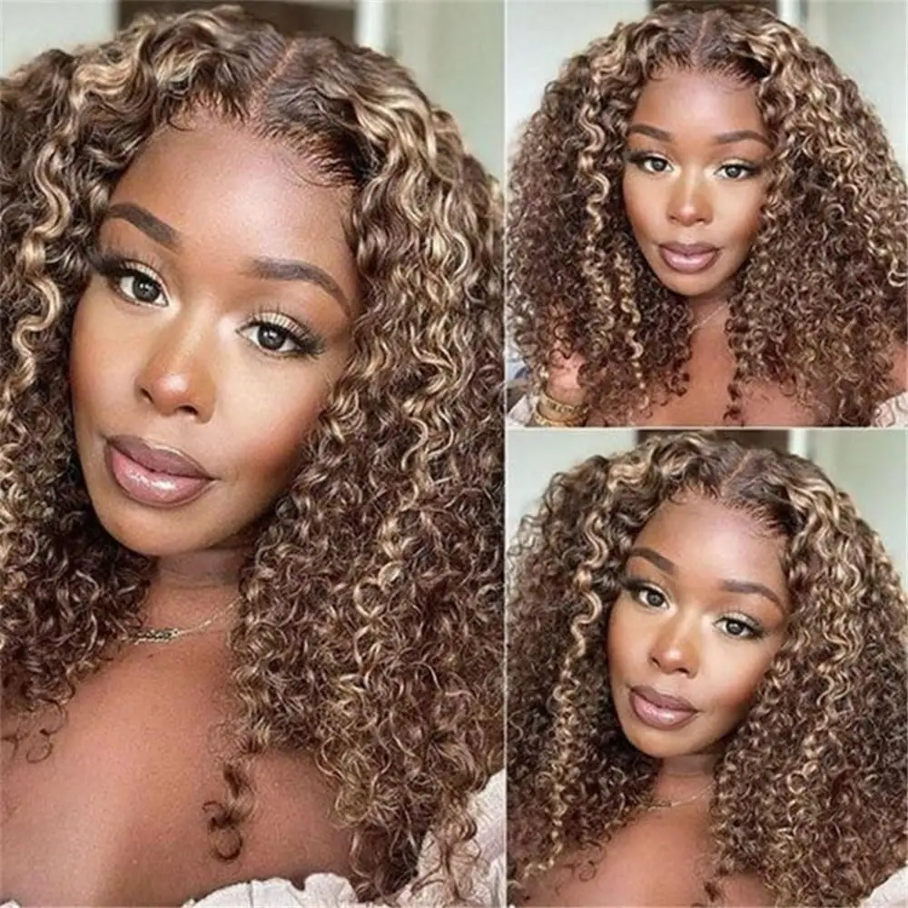 Ombre Curly Bob Wig Human Hair Wigs Human Hair Pre Plucked Pre Cut Short Highlights Closure 13x4 Lace for Black Women 4/27
Ombre Curly Bob Wig Human Hair Wigs Human Hair Pre Plucked Pre Cut Short Highlights Closure 13x4 Lace for Black Women 4/27
