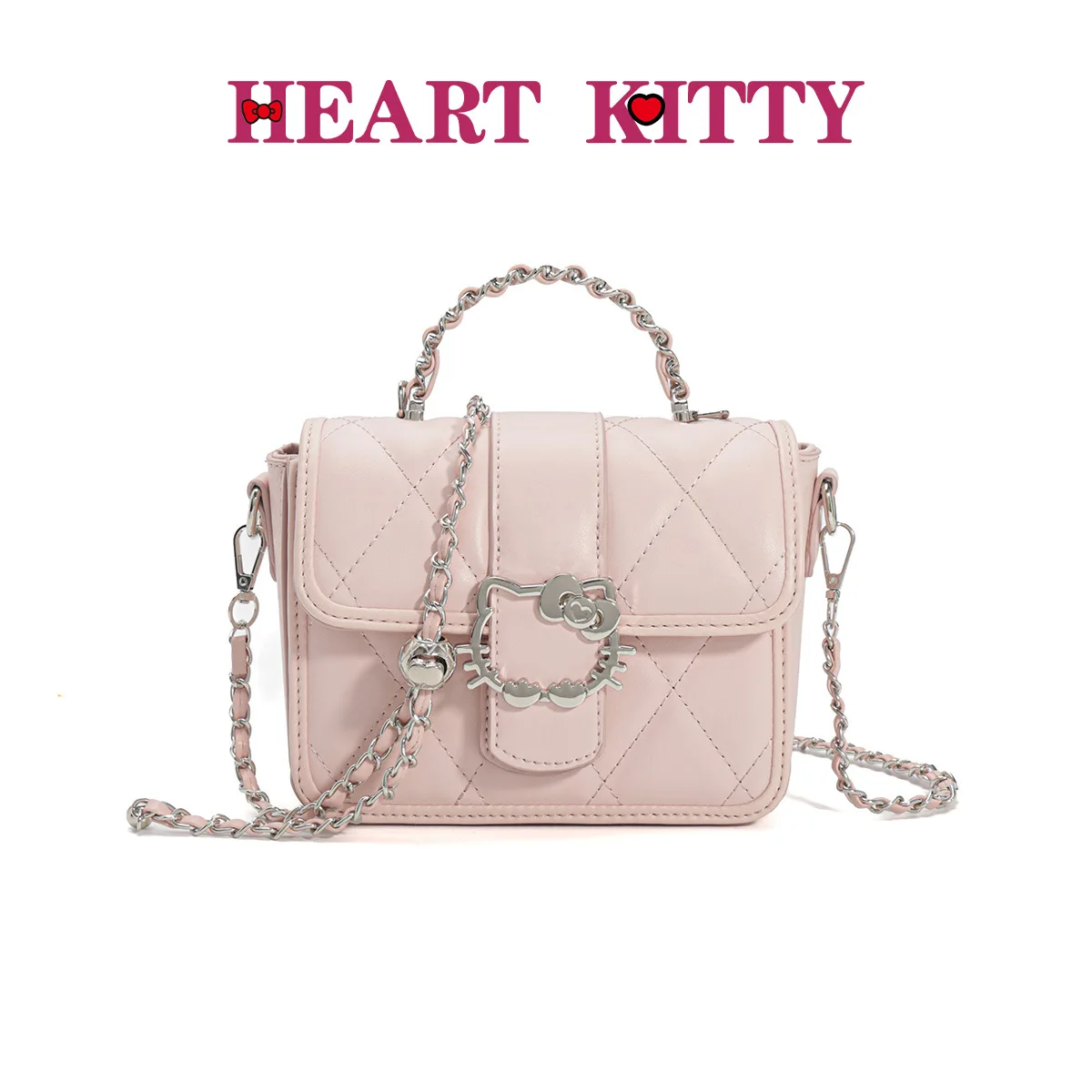 Hello Kitty Luxury Mini Square Bag, Chanel-Style Handbag, Shoulder Bag, Chain Strap Bag, Women's Luxury Crossbody Bag
Hello Kitty Luxury Mini Square Bag, Chanel-Style Handbag, Shoulder Bag, Chain Strap Bag, Women's Luxury Crossbody Bag