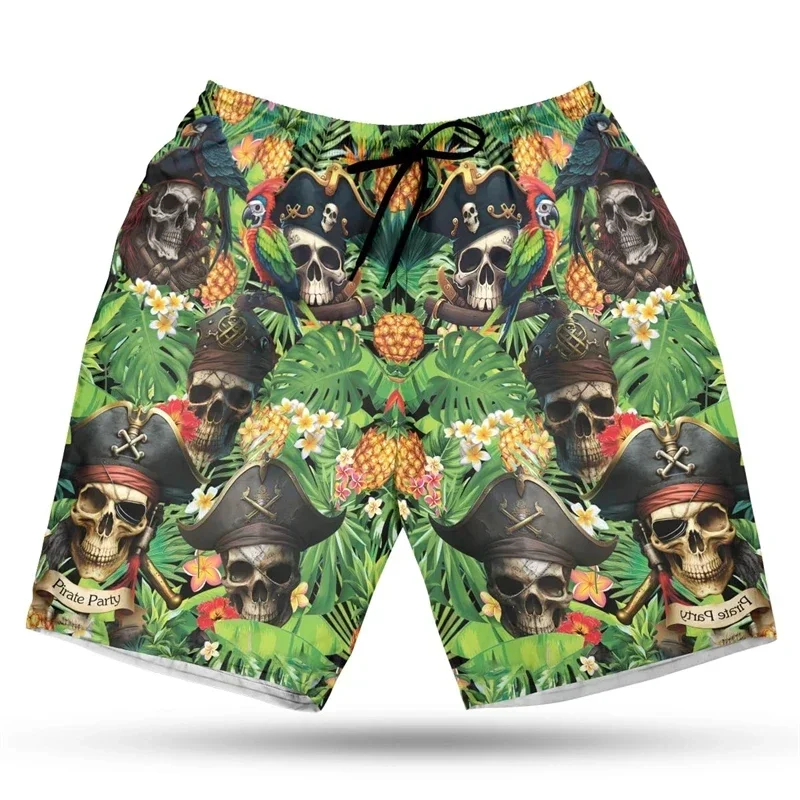 Beach Shorts with Interesting Pirate Images of Animal Skulls, Casual, Hawaiian Parrots, Cats, 3D Printing, Men's Clothing
Beach Shorts with Interesting Pirate Images of Animal Skulls, Casual, Hawaiian Parrots, Cats, 3D Printing, Men's Clothing