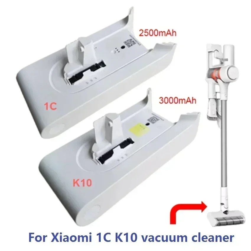 Battery Pack Replacement for Xiaomi Mijia 1C and K10 Wireless Vacuum Cleaner Lithium-ion Battery Accessories Parts
Battery Pack Replacement for Xiaomi Mijia 1C and K10 Wireless Vacuum Cleaner Lithium-ion Battery Accessories Parts
