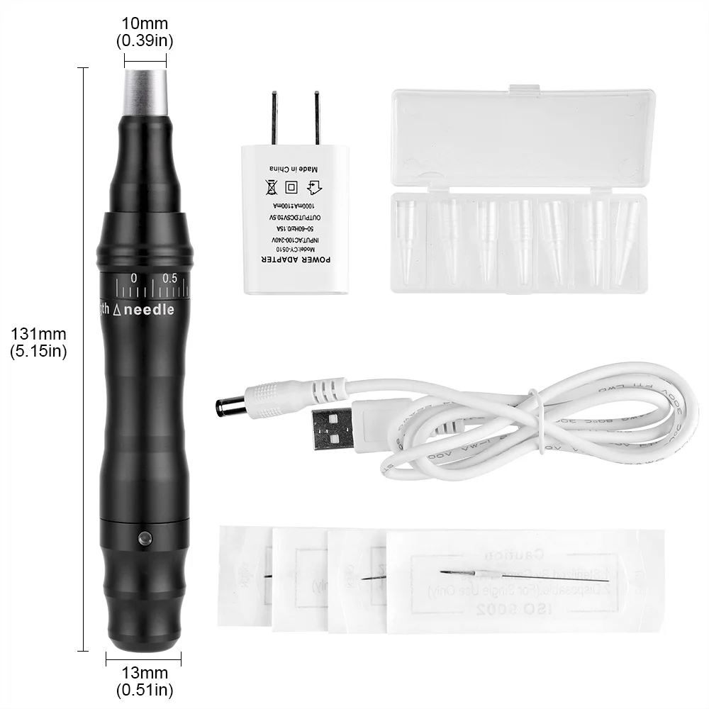 Premium Eyebrow Tattoo Pen Black Tattoo Machine Pen Kit EU Plug Professional Eyebrow, Eyeliner and Lip Tattooing Supply
Premium Eyebrow Tattoo Pen Black Tattoo Machine Pen Kit EU Plug Professional Eyebrow, Eyeliner and Lip Tattooing Supply