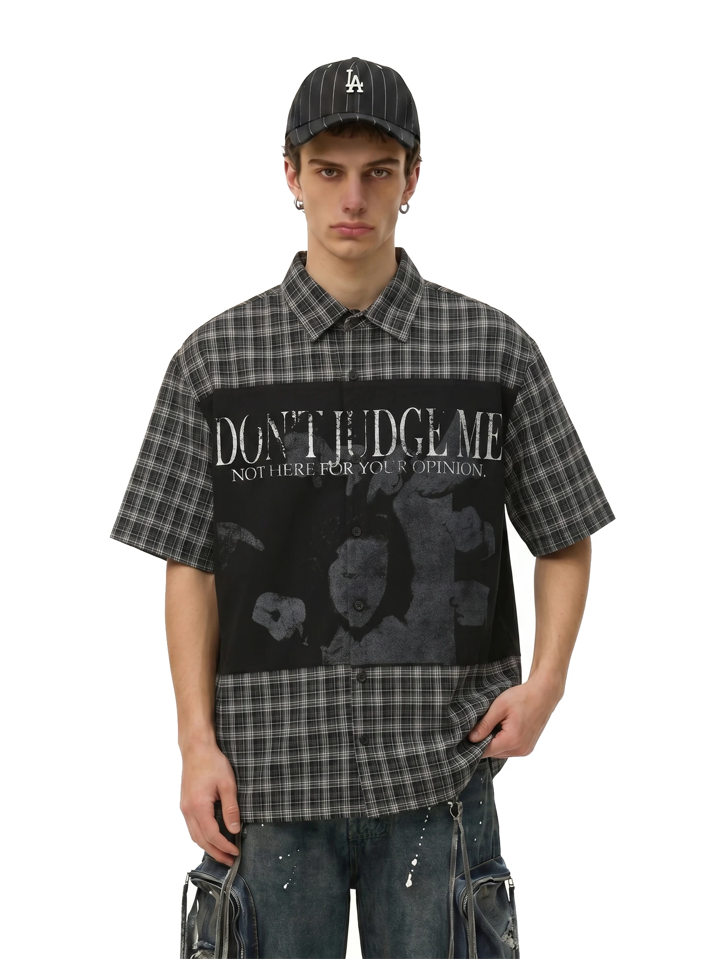 BETEBULE American Style Streetwear Printed Plaid Short Sleeve Loose Shirt Men's Summer New Design Breathable Comfortable Casu...
BETEBULE American Style Streetwear Printed Plaid Short Sleeve Loose Shirt Men's Summer New Design Breathable Comfortable Casu...