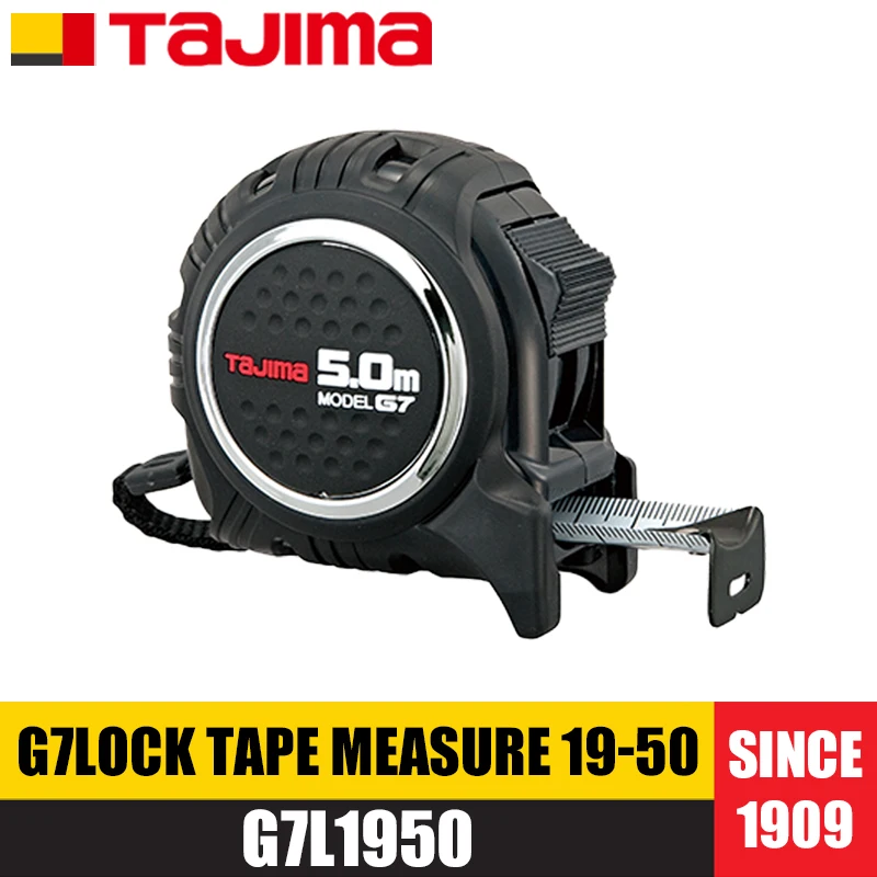 TAJIMA G7L1950/G7L2550/G7L2565 G7LOCK Рулетка Деревообрабатывающие измерительные инструменты Метрические утолщенные линейки 5/6,5 м
TAJIMA G7L1950/G7L2550/G7L2565 G7LOCK Рулетка Деревообрабатывающие измерительные инструменты Метрические утолщенные линейки 5/6,5 м