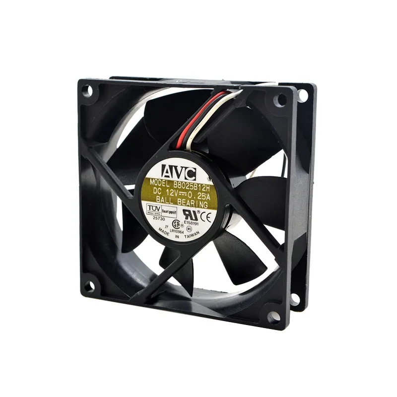 NEW ORIGINAL B8025B12H 12V 0.25A 8025 80*80*25mm 8cm COOLING FAN
NEW ORIGINAL B8025B12H 12V 0.25A 8025 80*80*25mm 8cm COOLING FAN