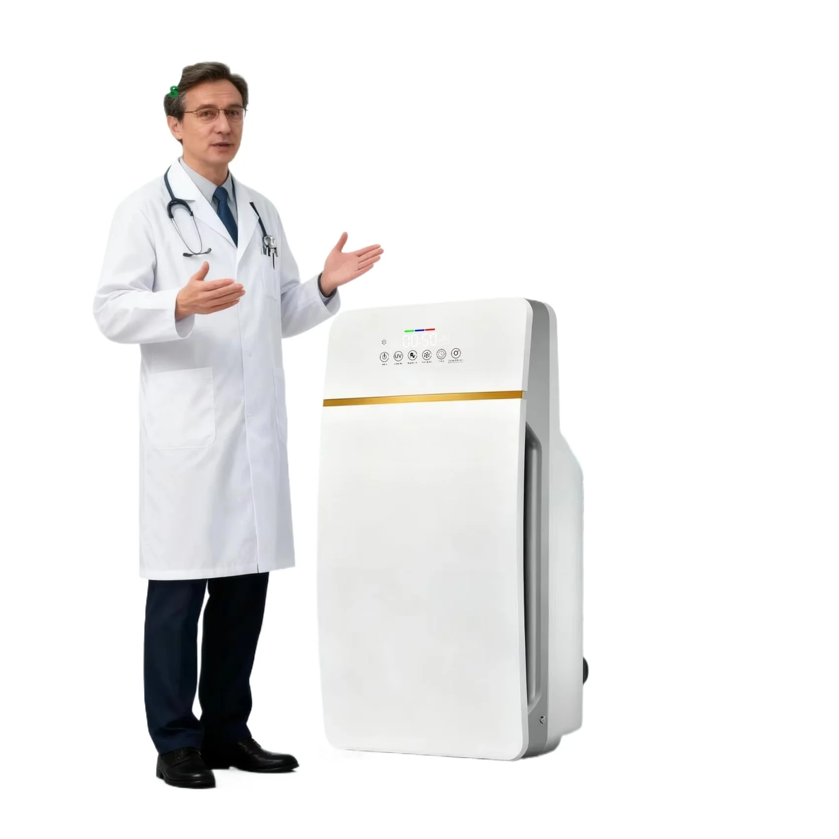 Medical Grade Air Purifier 90sqm Large Room HEPA Activated Carbon Filter 550 CFM Dust Removal
Medical Grade Air Purifier 90sqm Large Room HEPA Activated Carbon Filter 550 CFM Dust Removal