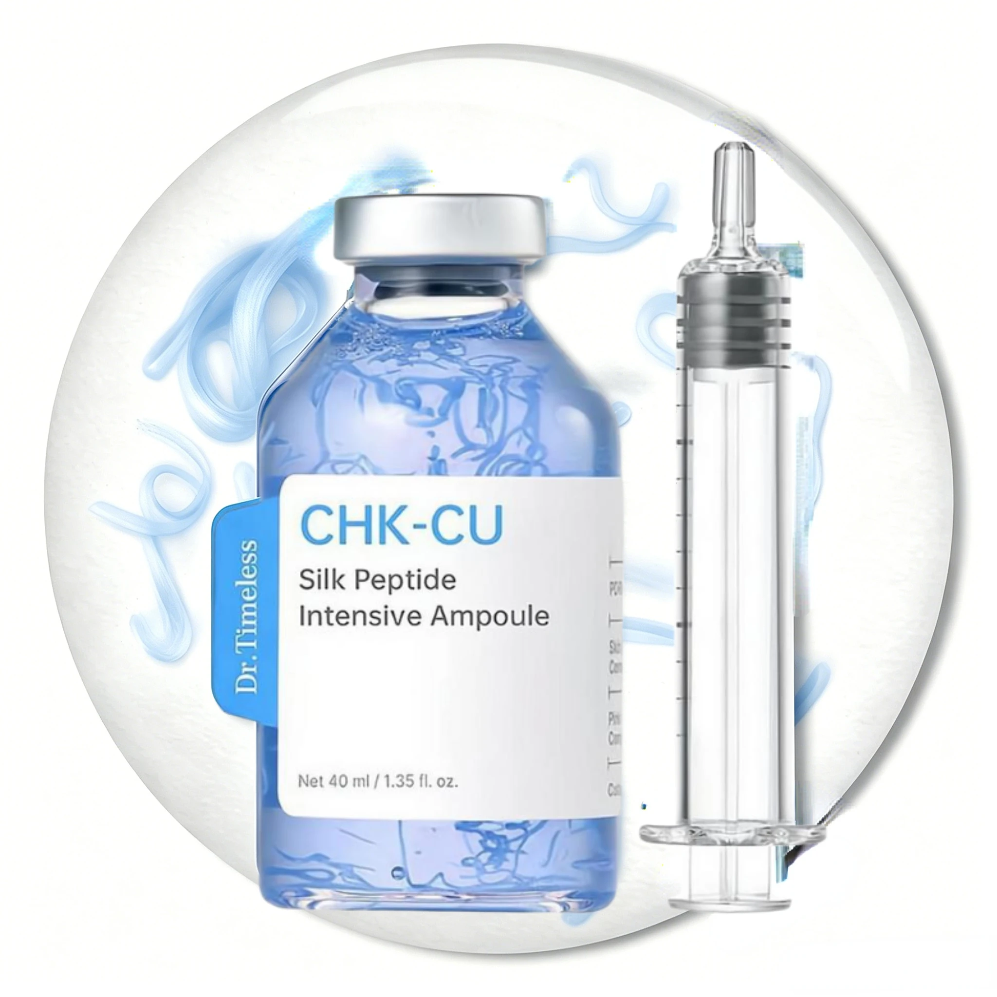 CHK-CU Blue Copper Silk Peptide Collagen Ampoule Essence Moisturizing Revitalizing Lifting Skin Barrier Repair Facial Skin Care
CHK-CU Blue Copper Silk Peptide Collagen Ampoule Essence Moisturizing Revitalizing Lifting Skin Barrier Repair Facial Skin Care