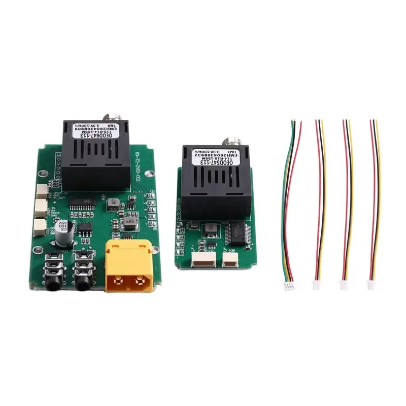 FULL-TX RX Optical Transceiver Module Kit 100KM TTL Fiber Port FC Drone-Specific Terminal Equipment
FULL-TX RX Optical Transceiver Module Kit 100KM TTL Fiber Port FC Drone-Specific Terminal Equipment