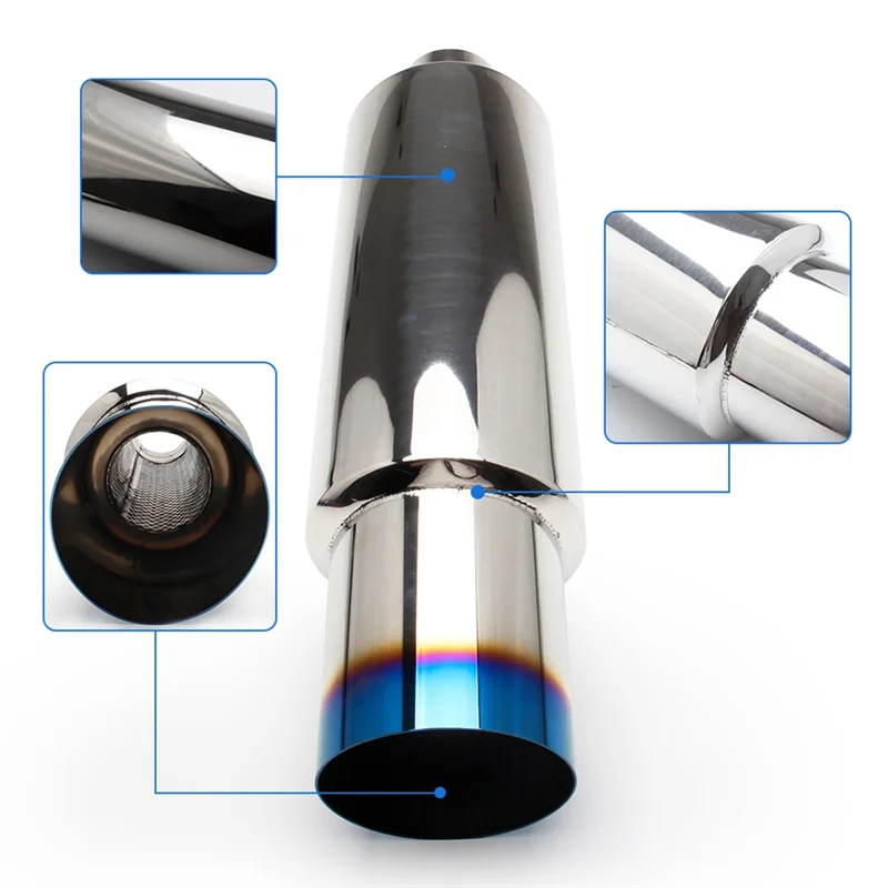 Universal Car Racing Exhaust Pipe Muffler Stainless Steel Racing Modified Exhaust Pipe Muffler
Universal Car Racing Exhaust Pipe Muffler Stainless Steel Racing Modified Exhaust Pipe Muffler