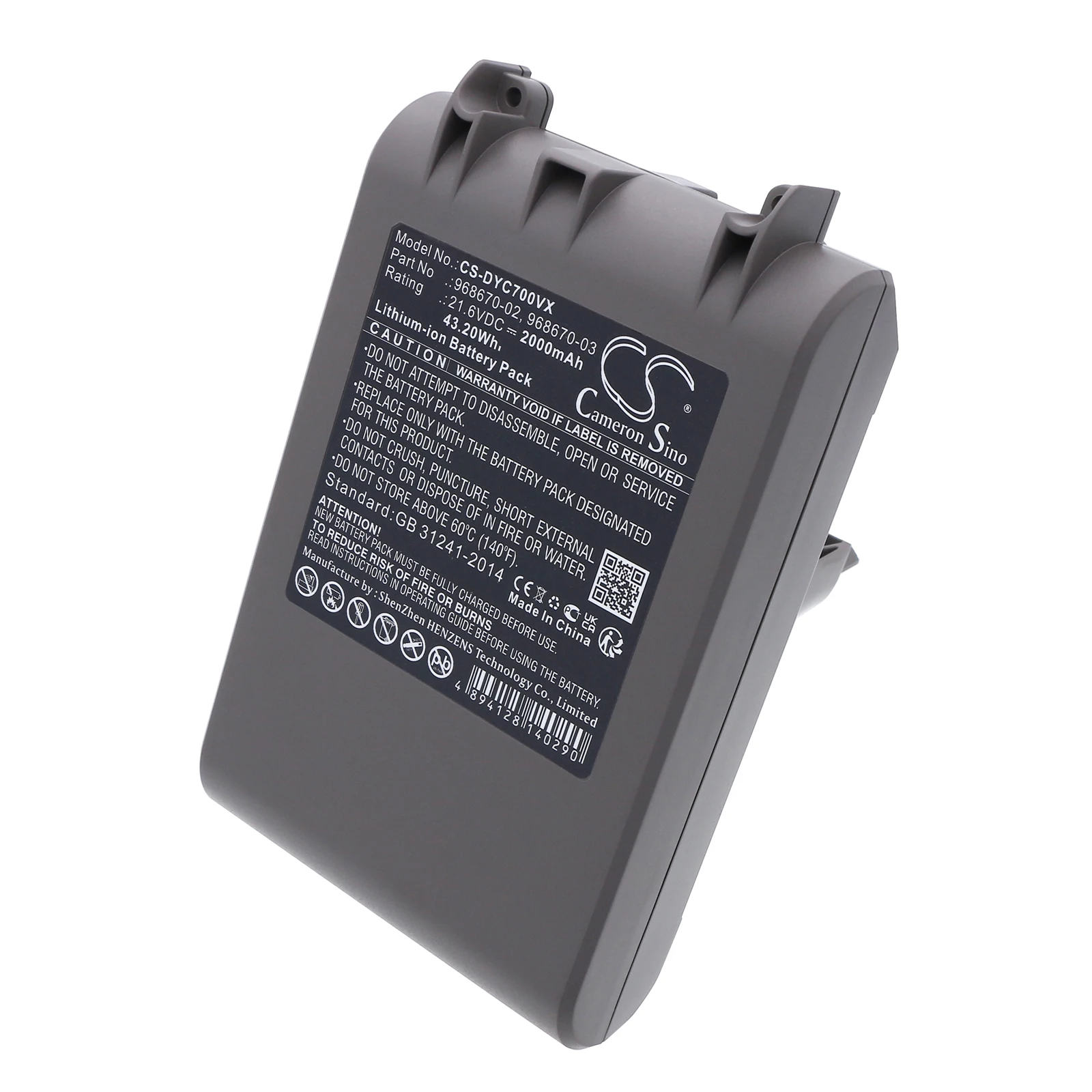 Vacuum Battery For Dyson V7 SV11 V7 Motorhead Pro Total Clean Trigger Motorhead vacuum Animal 968670-02 968670-03
Vacuum Battery For Dyson V7 SV11 V7 Motorhead Pro Total Clean Trigger Motorhead vacuum Animal 968670-02 968670-03
