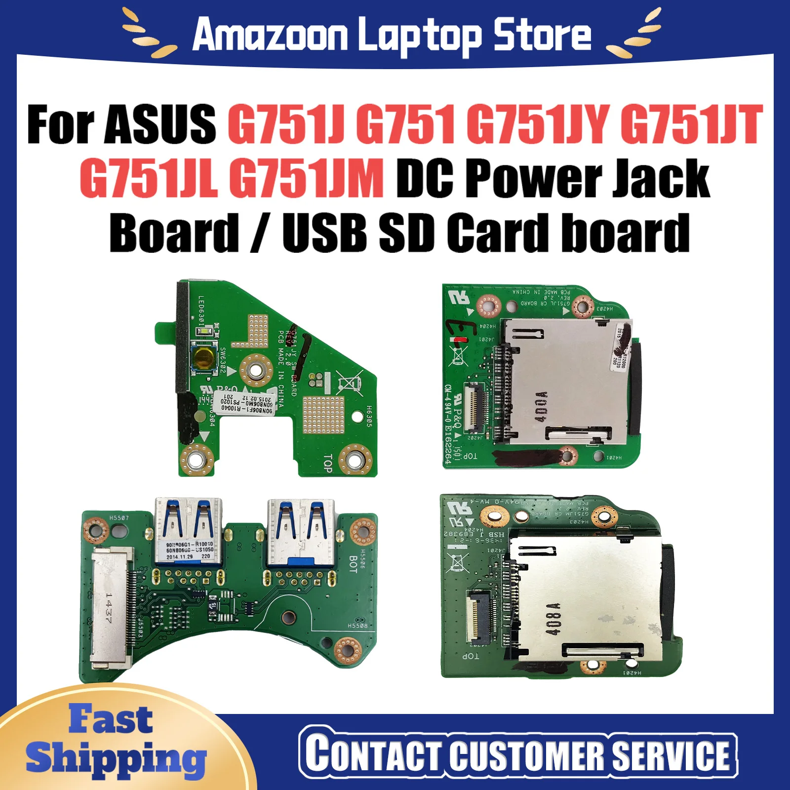 G751J для Asus G751 G751JY G751JT G751JL G751JM Плата питания постоянного тока или USB-порт, плата чтения карт SD, быстрая доставка
G751J для Asus G751 G751JY G751JT G751JL G751JM Плата питания постоянного тока или USB-порт, плата чтения карт SD, быстрая доставка