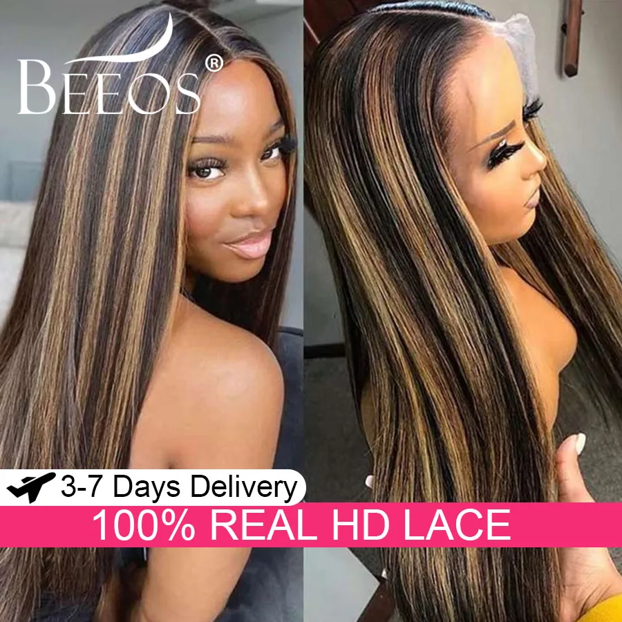 250% 13x6 HD Lace Full Frontal Human Hair Wigs 1B27 Highlight Wigs Silky Straight Colored Pre Plucked Brazilian Hair For Woman
250% 13x6 HD Lace Full Frontal Human Hair Wigs 1B27 Highlight Wigs Silky Straight Colored Pre Plucked Brazilian Hair For Woman
