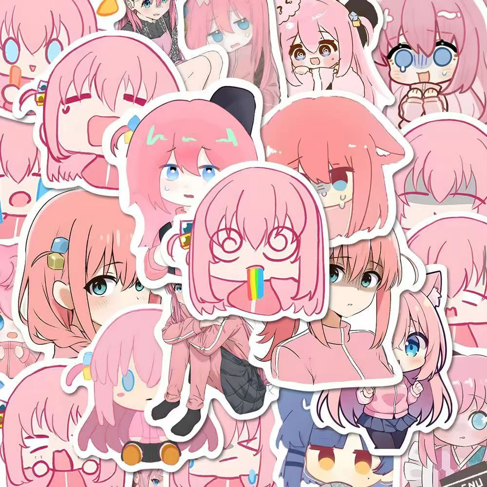 10/30/50/100pcs Kawaii Hitori Gotoh Anime Stickers BOCCHI THE ROCK Cartoon sticker Scrapbooking Phone Girls Decals Waterproof
10/30/50/100pcs Kawaii Hitori Gotoh Anime Stickers BOCCHI THE ROCK Cartoon sticker Scrapbooking Phone Girls Decals Waterproof