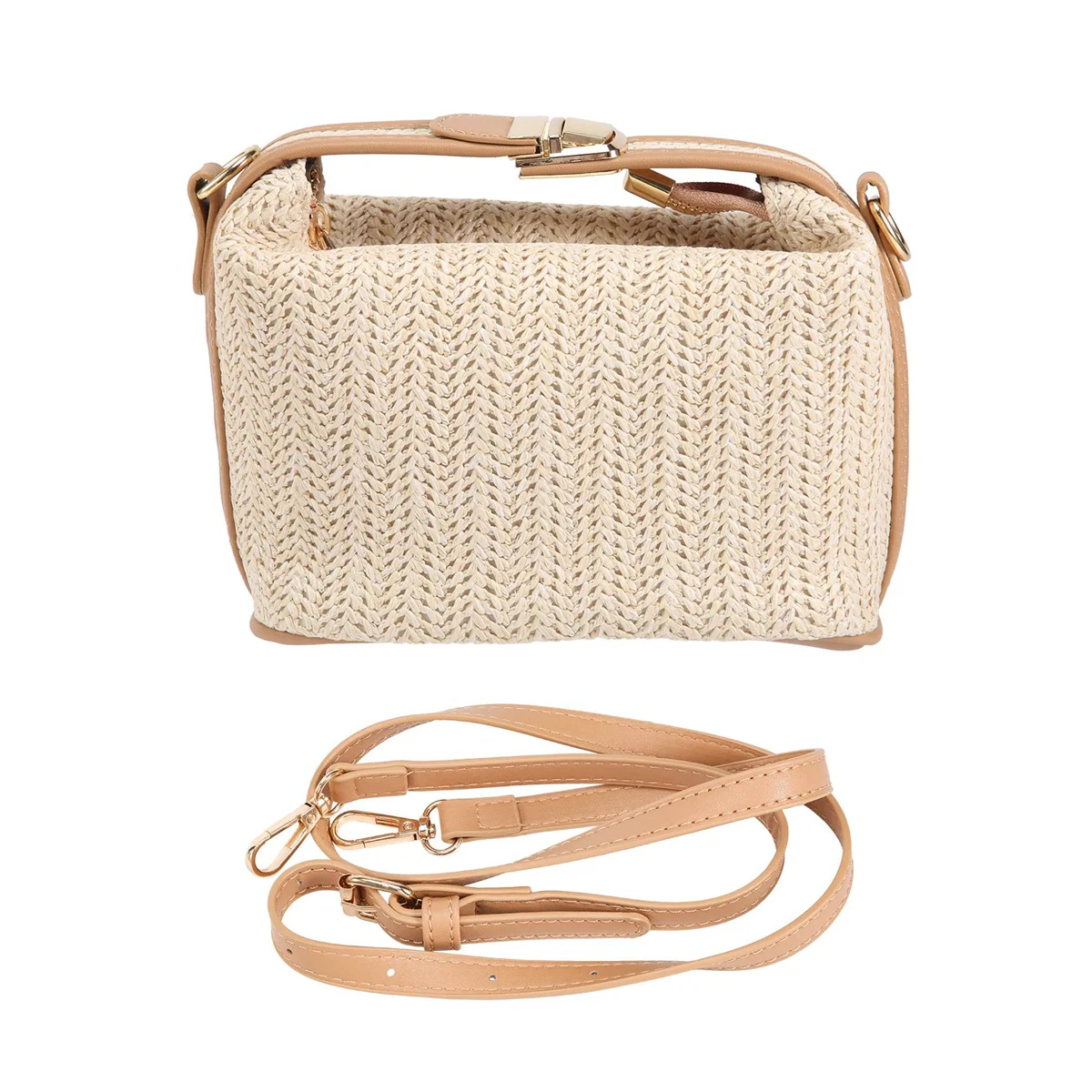 ABQR Women Straw Crossbody Bag for Bohemian Small Knitting Summer Purse and Handbag Vacational Bucket Beach Bags
ABQR Women Straw Crossbody Bag for Bohemian Small Knitting Summer Purse and Handbag Vacational Bucket Beach Bags