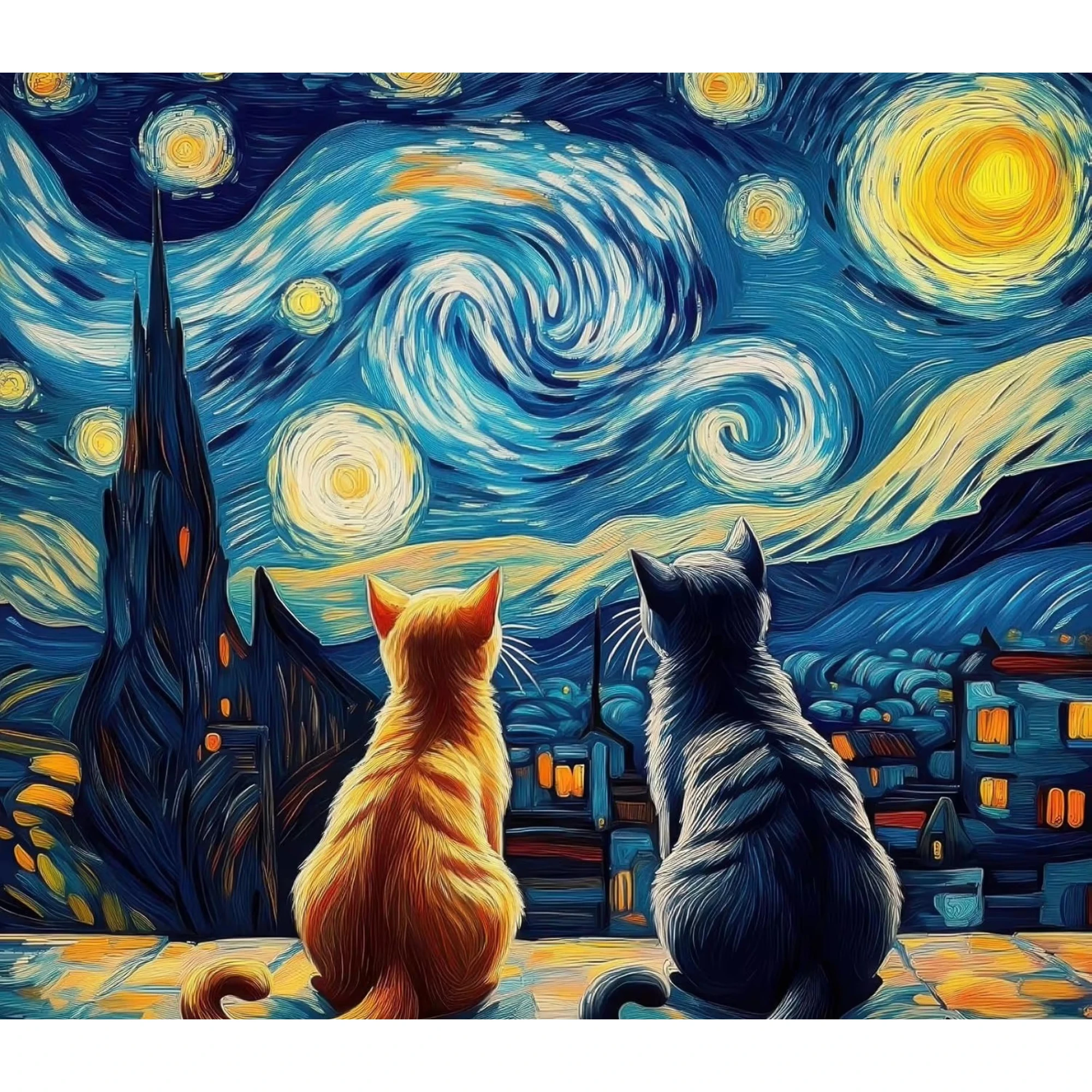 500/1000/1200/2000PCS Paper Jigsaw Puzzle of Adult Cat Starry Night Landscape Puzzles Games Family Fun Toy Christmas Gift
500/1000/1200/2000PCS Paper Jigsaw Puzzle of Adult Cat Starry Night Landscape Puzzles Games Family Fun Toy Christmas Gift