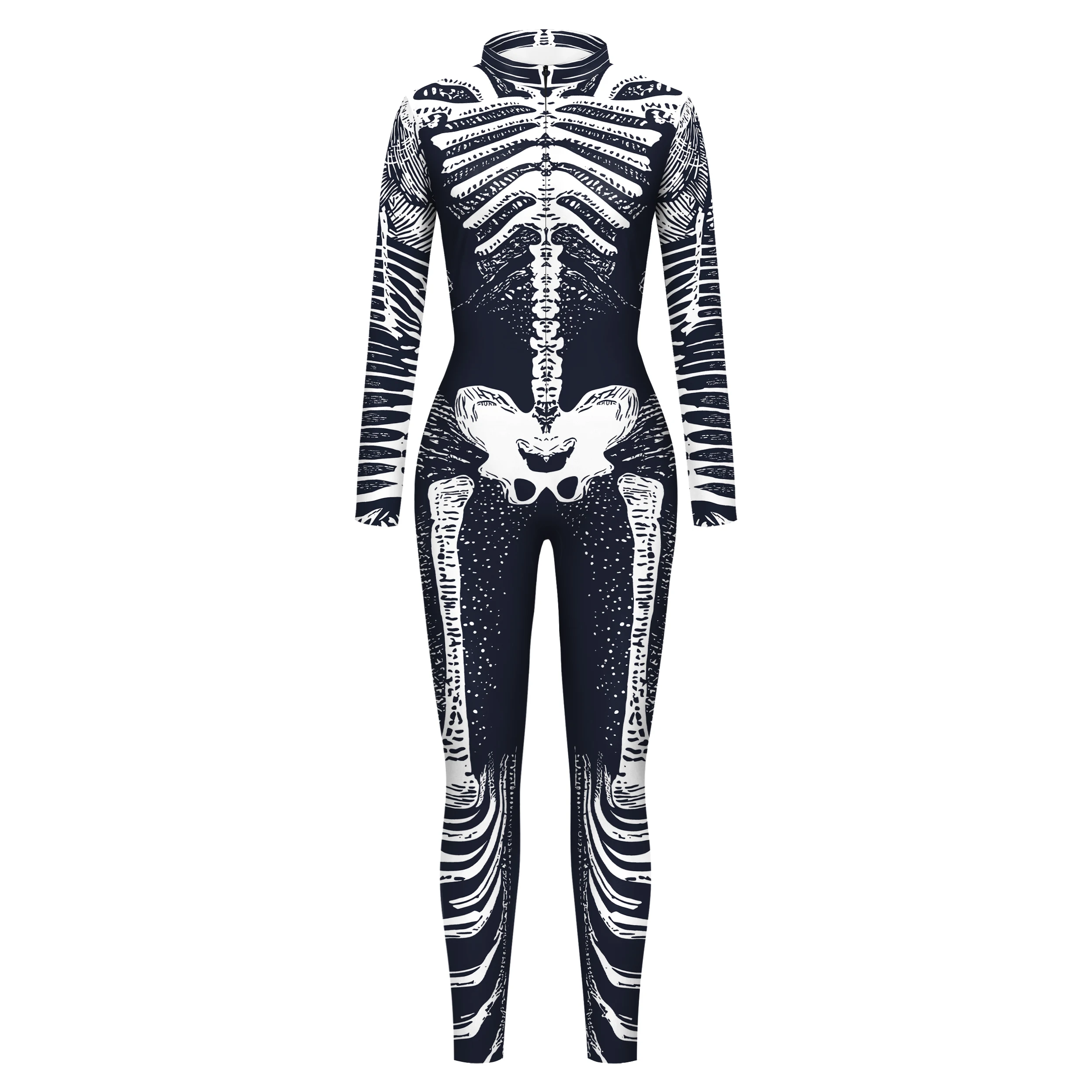 Skeleton Jumpsuit Gothic Skull Cosplay Costume Halloween Zentai Adult Couple Bodysuits Day of The Dead Carnival Party Outfit
Skeleton Jumpsuit Gothic Skull Cosplay Costume Halloween Zentai Adult Couple Bodysuits Day of The Dead Carnival Party Outfit