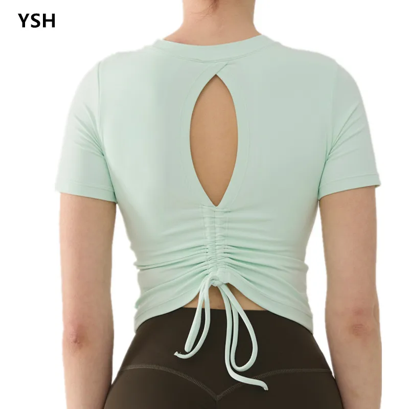 YUSHUHUA новая укороченная рубашка для йоги с круглым вырезом и коротким рукавом на шнурке сзади спортивный топ с подкладкой для тренажерного зала женская дышащая футболка для бега и фитнеса
YUSHUHUA новая укороченная рубашка для йоги с круглым вырезом и коротким рукавом на шнурке сзади спортивный топ с подкладкой для тренажерного зала женская дышащая футболка для бега и фитнеса