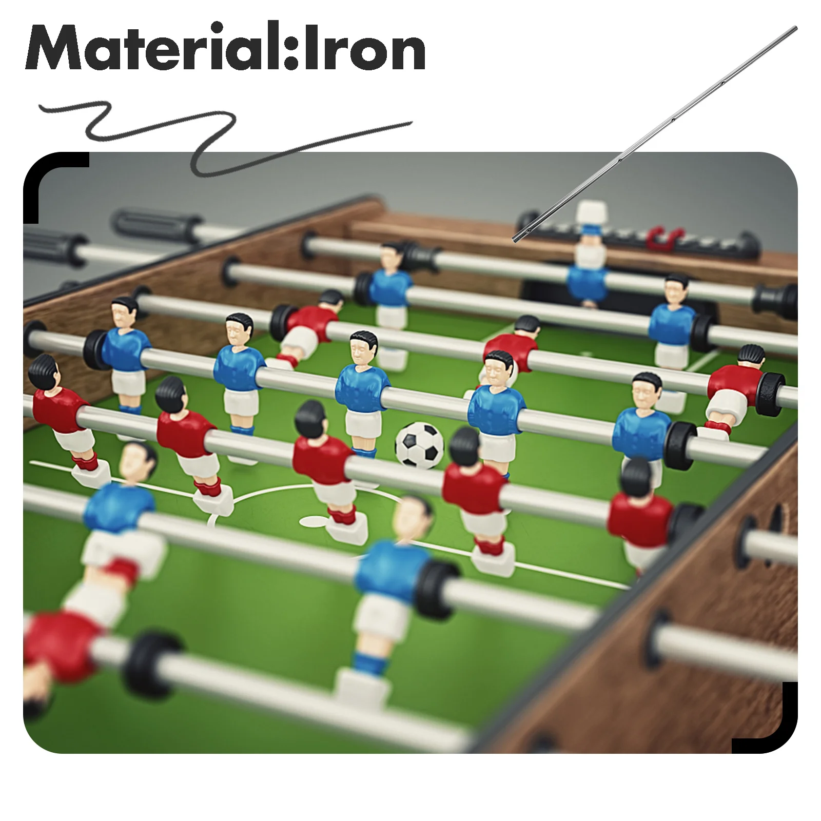 Operation Pole Machine Part Metal Table Table Operation Rod Soccer Rod Replacement Accessory For Desk Soccer
Operation Pole Machine Part Metal Table Table Operation Rod Soccer Rod Replacement Accessory For Desk Soccer