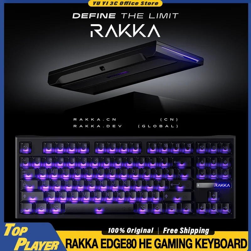 RAKKA 80 EDGE Gaming Keyboard Hall Effect 0.005mm RT Accuracy Suppoer E-Sport Firmware SOCD MT TGL Dynamic RGB Gateron HE Switch
RAKKA 80 EDGE Gaming Keyboard Hall Effect 0.005mm RT Accuracy Suppoer E-Sport Firmware SOCD MT TGL Dynamic RGB Gateron HE Switch