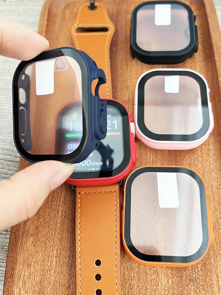 Чехол 49 мм для Apple Watch Ultra 3, 49 мм, аксессуары, противоударный бампер из поликарбоната + защитное стекло для экрана, iWatch Ultra 2 3
Чехол 49 мм для Apple Watch Ultra 3, 49 мм, аксессуары, противоударный бампер из поликарбоната + защитное стекло для экрана, iWatch Ultra 2 3