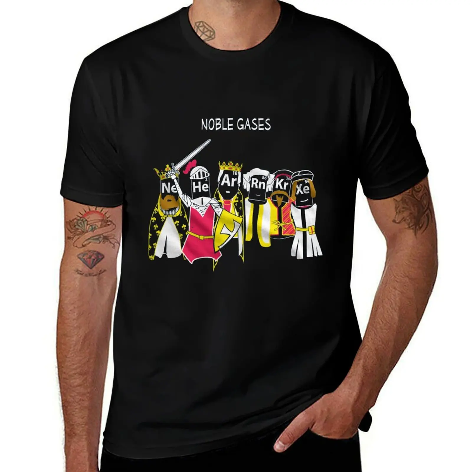 The Noble Gases T-Shirt man t shirt designer man t shirt cotton 
The Noble Gases T-Shirt man t shirt designer man t shirt cotton