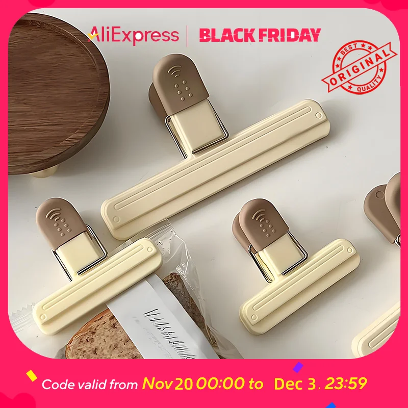 Food Storage Clips - Airtight Sealing Clips for Snacks, Chips, Bags, Kitchen Organization, Plastic Food-Safe Bag Clamps
Food Storage Clips - Airtight Sealing Clips for Snacks, Chips, Bags, Kitchen Organization, Plastic Food-Safe Bag Clamps