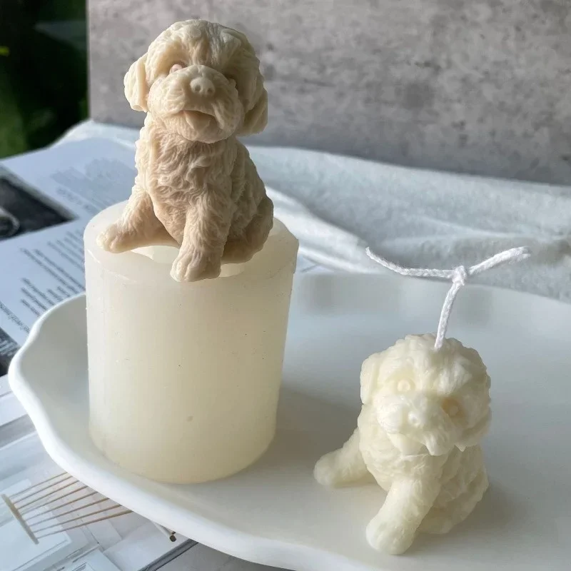 3D Teddy Puppy Candle Silicone DIY Dog Wax Candle Mold Making Soap Resin Mold Christmas Gift Craft Supplies Home Decor
3D Teddy Puppy Candle Silicone DIY Dog Wax Candle Mold Making Soap Resin Mold Christmas Gift Craft Supplies Home Decor