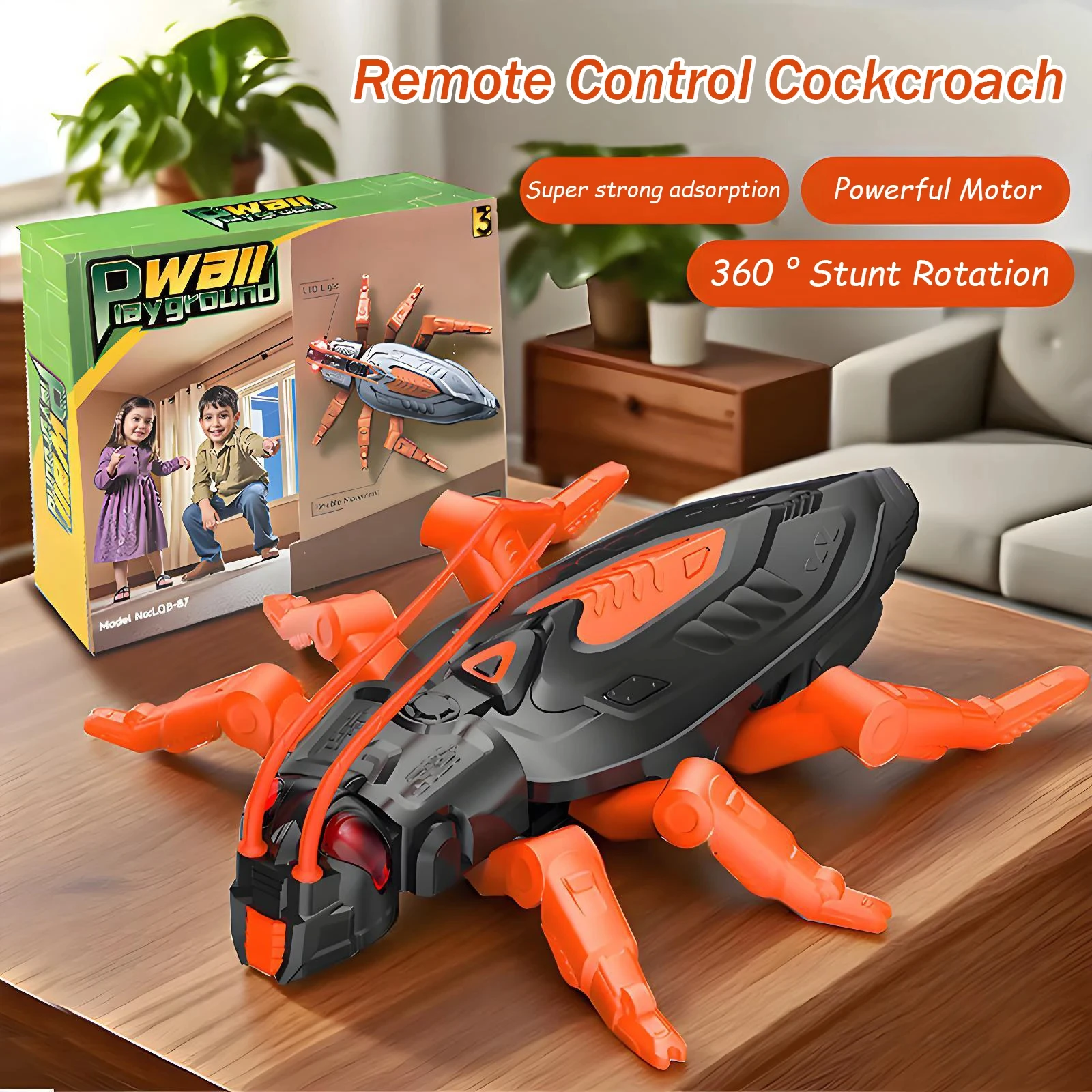 RC Wall Crawling Cockroach Robot - Rechargeable Bionic Toy, Fun Crawling Prank/Party Game for Kids Boys Girls
RC Wall Crawling Cockroach Robot - Rechargeable Bionic Toy, Fun Crawling Prank/Party Game for Kids Boys Girls