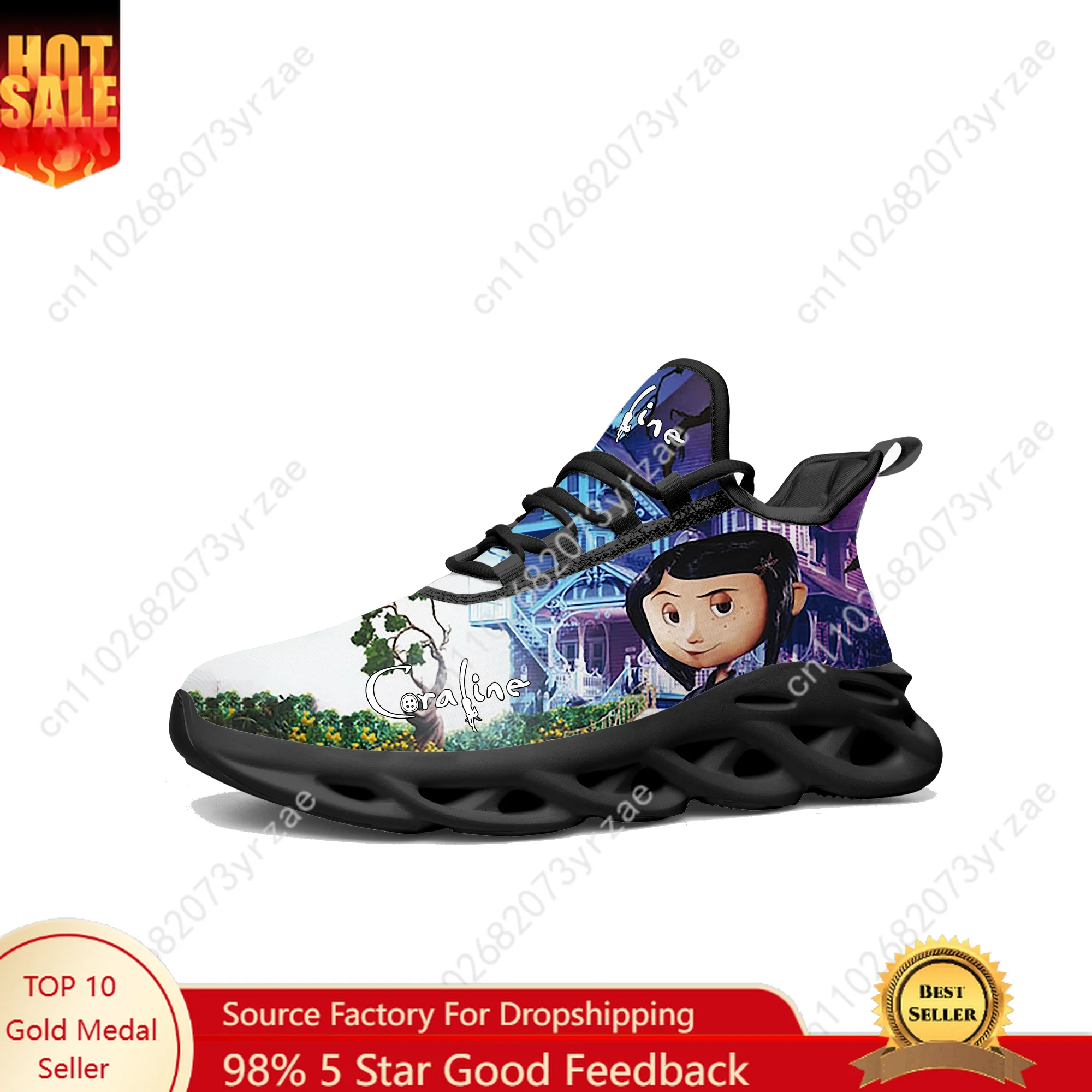 Coraline, кружевная сетчатая обувь, кроссовки на плоской подошве, мужская и женская спортивная обувь, высококачественные персонализированные модные спортивные кроссовки на заказ Footwe
Coraline, кружевная сетчатая обувь, кроссовки на плоской подошве, мужская и женская спортивная обувь, высококачественные персонализированные модные спортивные кроссовки на заказ Footwe