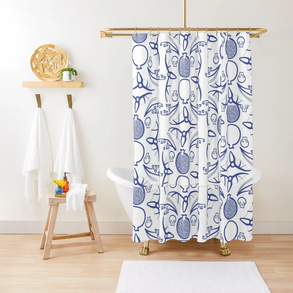 Blue Persephone Pattern - witch Shower Curtain Bathroom And Shower In The Bathroom Luxury Bathroom Shower Curtain
Blue Persephone Pattern - witch Shower Curtain Bathroom And Shower In The Bathroom Luxury Bathroom Shower Curtain