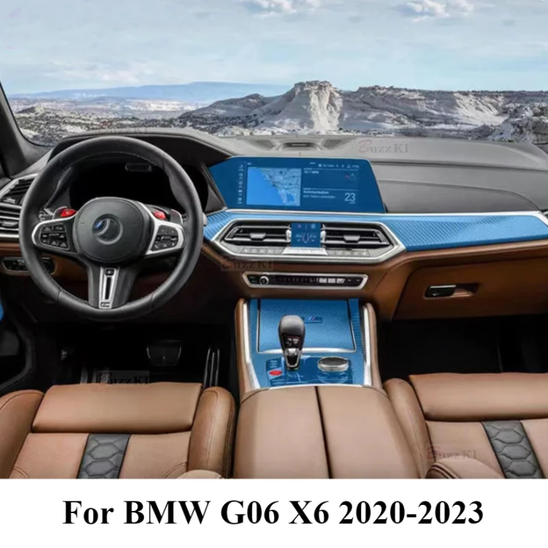 For BMW G06 X6 2020-2023 Gearbox Panel Navigation Screen Automotive Interior TPU Protective Car Film Anti-Scratch Sticker
For BMW G06 X6 2020-2023 Gearbox Panel Navigation Screen Automotive Interior TPU Protective Car Film Anti-Scratch Sticker