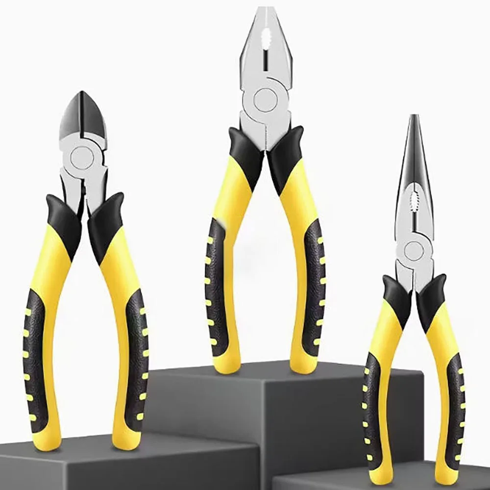 3 Types Multi-Pliers Including Wire Pliers Pointed Nose Pliers Diagonal Pliers Mechanical Workshop Tool DIY Multitool Hand Tools
3 Types Multi-Pliers Including Wire Pliers Pointed Nose Pliers Diagonal Pliers Mechanical Workshop Tool DIY Multitool Hand Tools