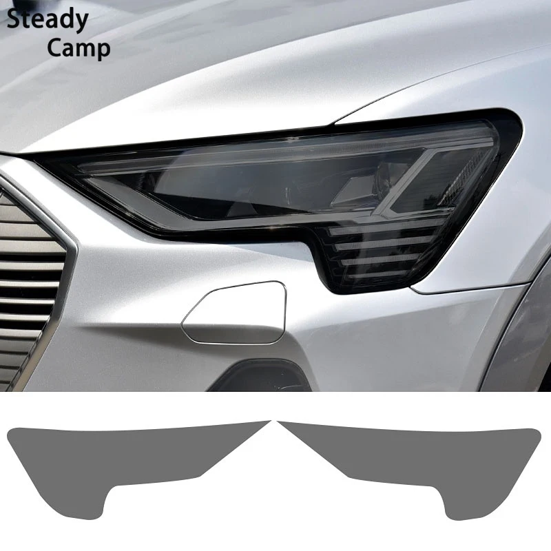 2 Pcs Car Headlight Protective Film Front Light Transparent Smoke Black TPU Sticker For Audi Etron 55 Sportback S 2019 2020 2021
2 Pcs Car Headlight Protective Film Front Light Transparent Smoke Black TPU Sticker For Audi Etron 55 Sportback S 2019 2020 2021