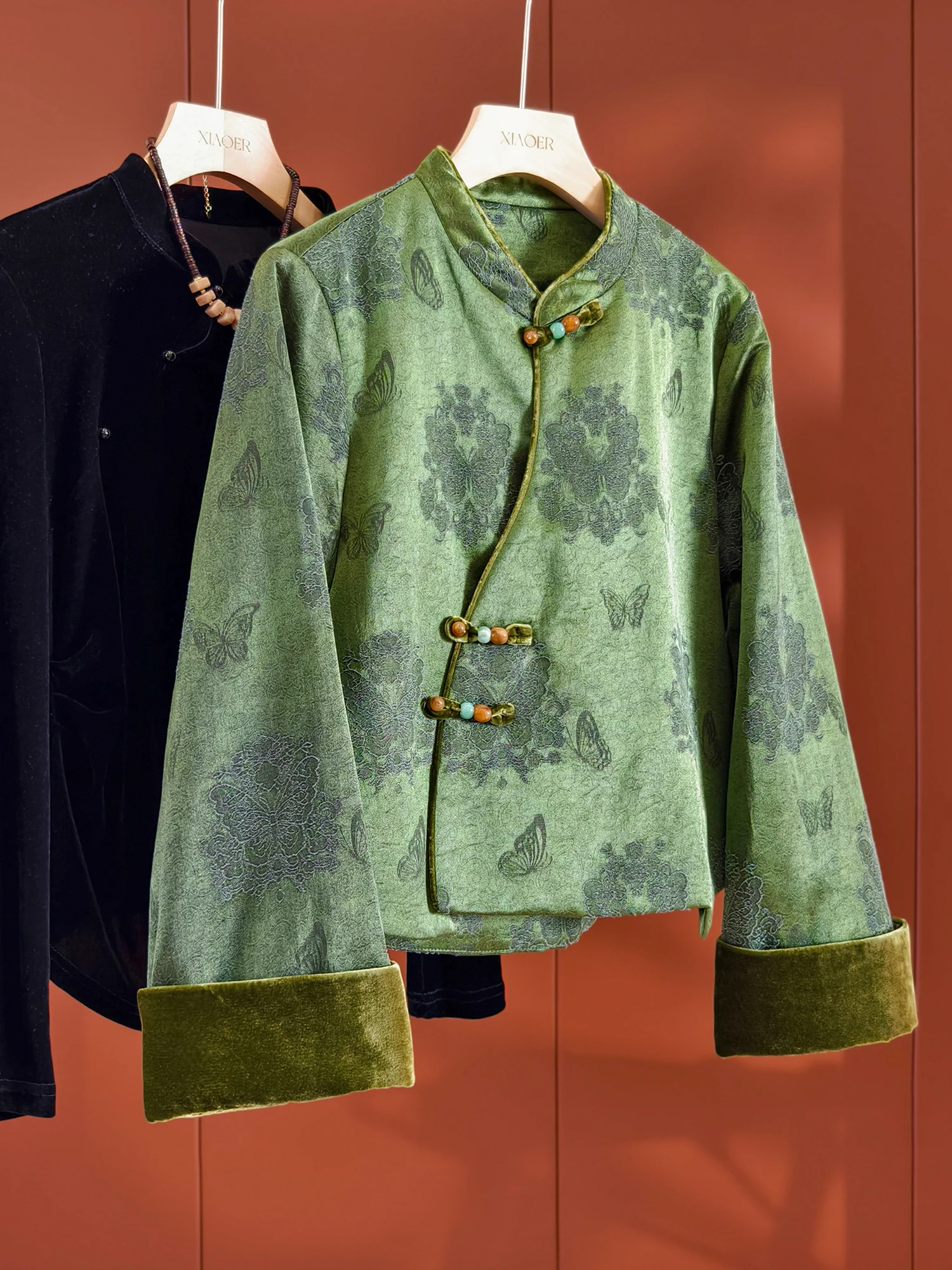 Шелковый жакет с вышивкой, цветочным узором, воротником-стойкой, длинными рукавами, хлопковое пальто прямого кроя без капюшона для бизнеса
Шелковый жакет с вышивкой, цветочным узором, воротником-стойкой, длинными рукавами, хлопковое пальто прямого кроя без капюшона для бизнеса