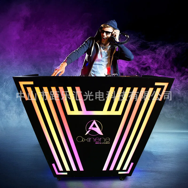 Новый бар из кованого железа, светящаяся DJ-станция, ночной клуб, КТВ, abyss, электронная звуковая коробка, съемная персонализированная DJing станция
Новый бар из кованого железа, светящаяся DJ-станция, ночной клуб, КТВ, abyss, электронная звуковая коробка, съемная персонализированная DJing станция