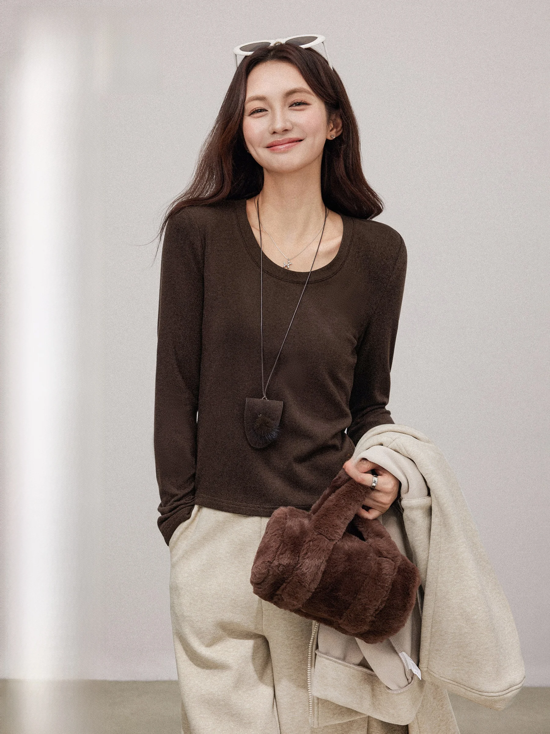 Women's Long Sve Fce Lined Slim Fit U Ne Base irt Soft Comfortable Inner Wear Top Casual Sle Autumn Winter New Ar...
Women's Long Sve Fce Lined Slim Fit U Ne Base irt Soft Comfortable Inner Wear Top Casual Sle Autumn Winter New Ar...