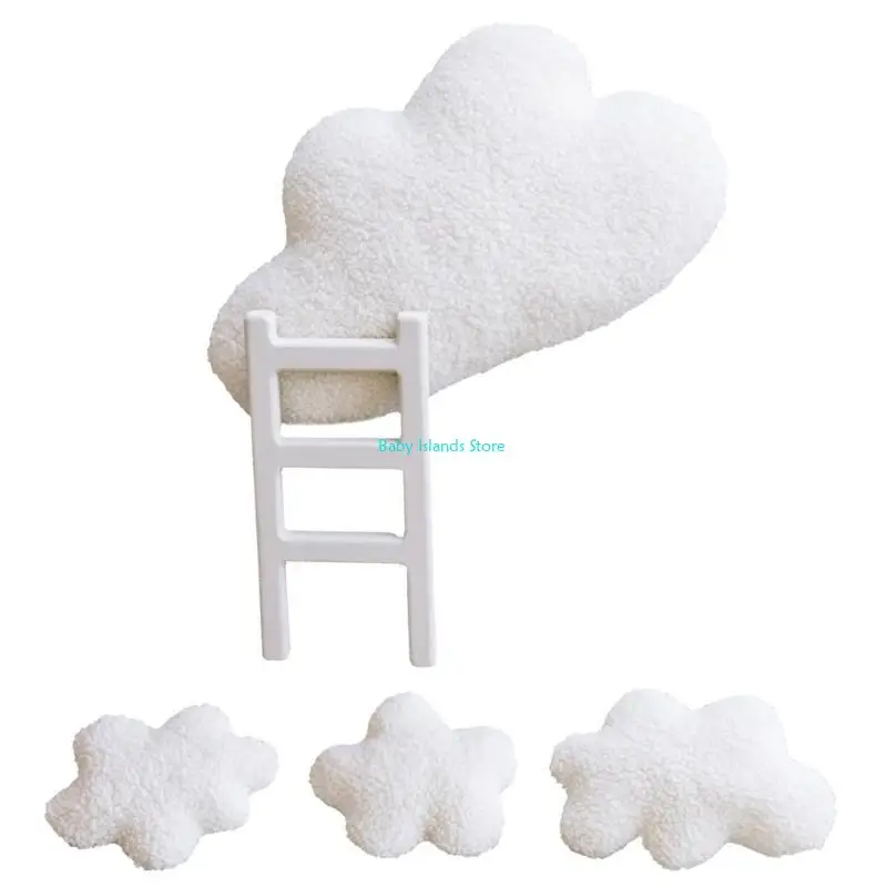 K92D Newborns Photo Props Cloud Ladder Set for Baby Photoshoots Comfortable and Easy to Carry Studio Photo Decorations
K92D Newborns Photo Props Cloud Ladder Set for Baby Photoshoots Comfortable and Easy to Carry Studio Photo Decorations