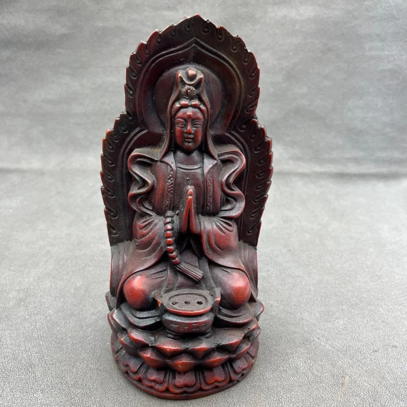 Artistic Craft: Lotus-Sitting Guanyin Bodhisattva Ornament
Artistic Craft: Lotus-Sitting Guanyin Bodhisattva Ornament