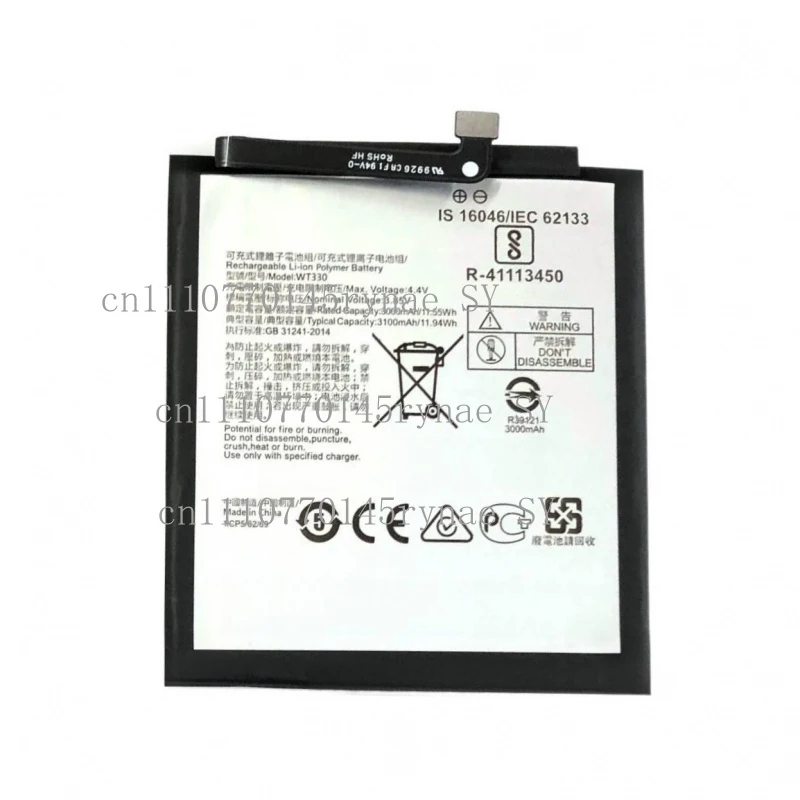 WT330 Battery 3100mAh, Brand New Replacement Fits Nokia 4.2 TA-1150 TA-1133 TA-1184, High Capacity Li-Polymer 3.85V, Check Origi
WT330 Battery 3100mAh, Brand New Replacement Fits Nokia 4.2 TA-1150 TA-1133 TA-1184, High Capacity Li-Polymer 3.85V, Check Origi