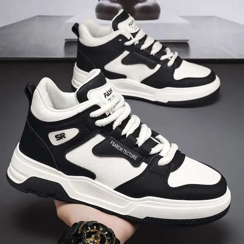 High-Top Men's Shoes 2026 New Trend Autumn Leather Surface Casual Air Force Men's Model One Student Sports Trend Shoes
High-Top Men's Shoes 2026 New Trend Autumn Leather Surface Casual Air Force Men's Model One Student Sports Trend Shoes
