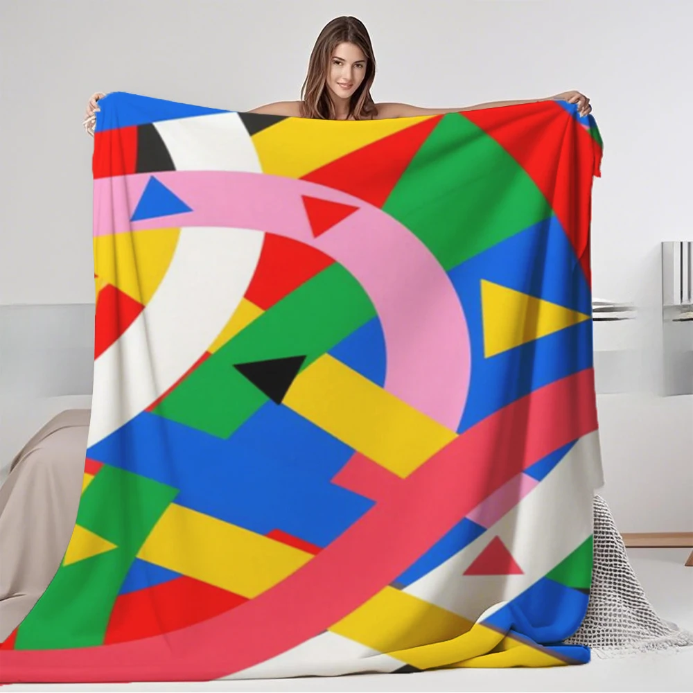 All Season Flannel Cozy Blanket: Abstract Art Paintings Decorative Throw, Modern Minimalist, Breathable & No - shedding Blankets
All Season Flannel Cozy Blanket: Abstract Art Paintings Decorative Throw, Modern Minimalist, Breathable & No - shedding Blankets