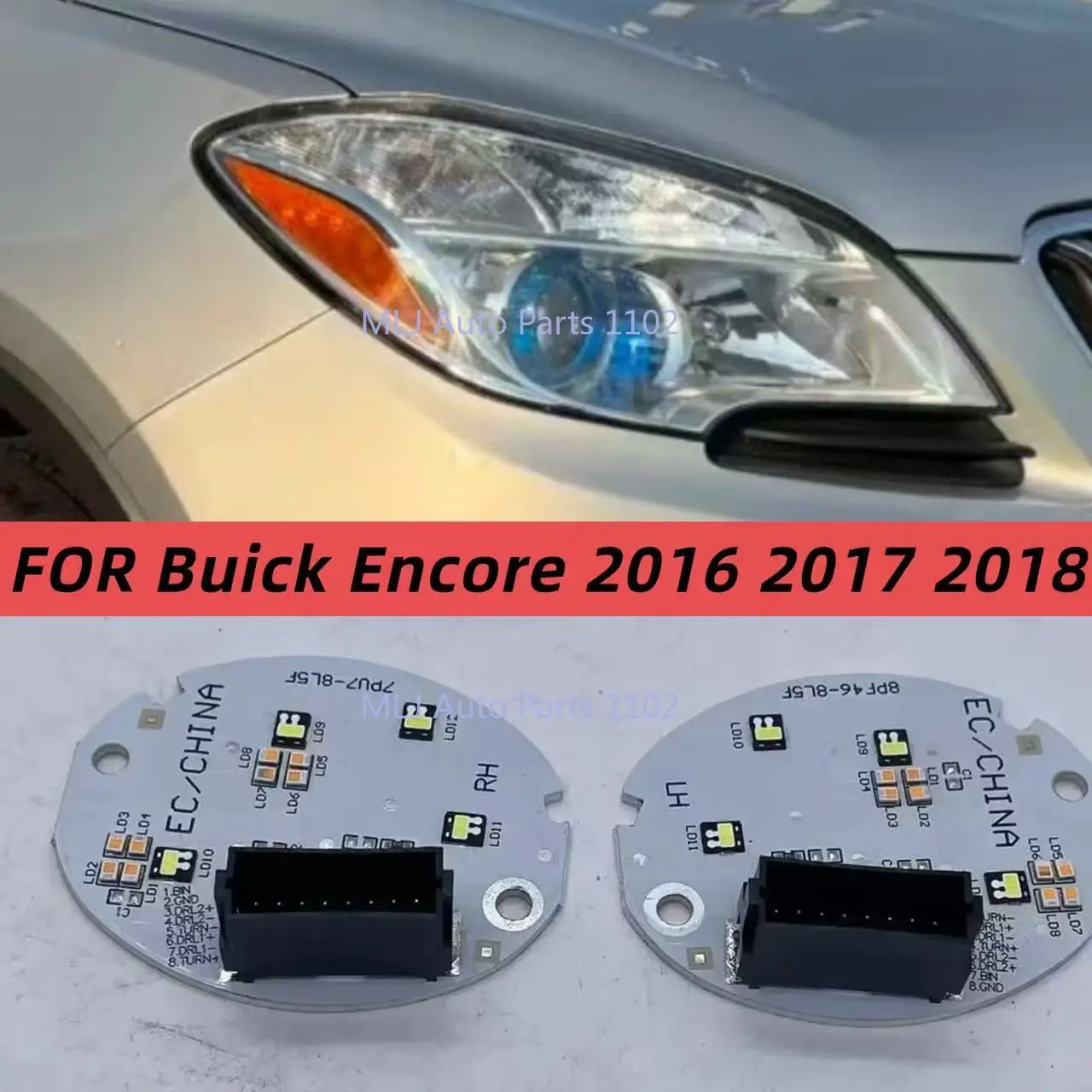 FOR Buick Encore 2016 2017 2018 NEW DRL daytime running light turn signal light source driver module chip
FOR Buick Encore 2016 2017 2018 NEW DRL daytime running light turn signal light source driver module chip