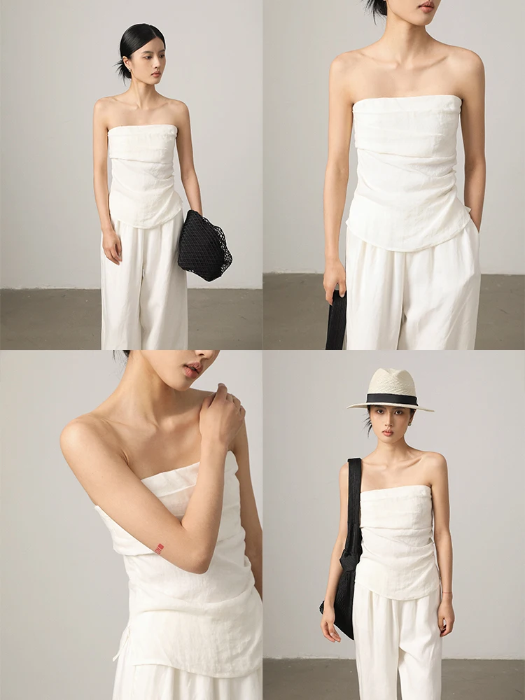 Vimore 100% льняной романтический асимметричный топ с вырезами и декоративными элементами для женщин 25-29 лет
Vimore 100% льняной романтический асимметричный топ с вырезами и декоративными элементами для женщин 25-29 лет