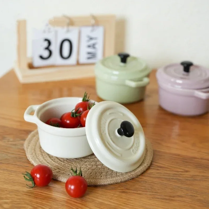 200ML Ceramic Breakfast Bowl Ramekins With Lids Oven Safe Creme Brulee,Mini Casserole Souffle Cover&Handle For French Onion Soup
200ML Ceramic Breakfast Bowl Ramekins With Lids Oven Safe Creme Brulee,Mini Casserole Souffle Cover&Handle For French Onion Soup