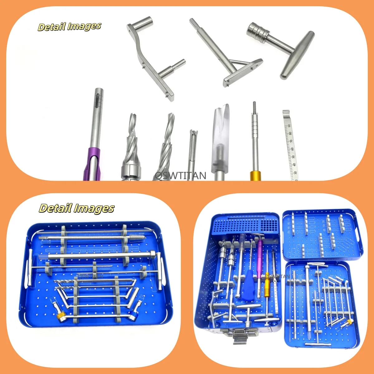 Набор инструментов для ортопедических пластин DHS/DCS — набор для ортопедической хирургии с фиксирующей пластиной для травм
Набор инструментов для ортопедических пластин DHS/DCS — набор для ортопедической хирургии с фиксирующей пластиной для травм