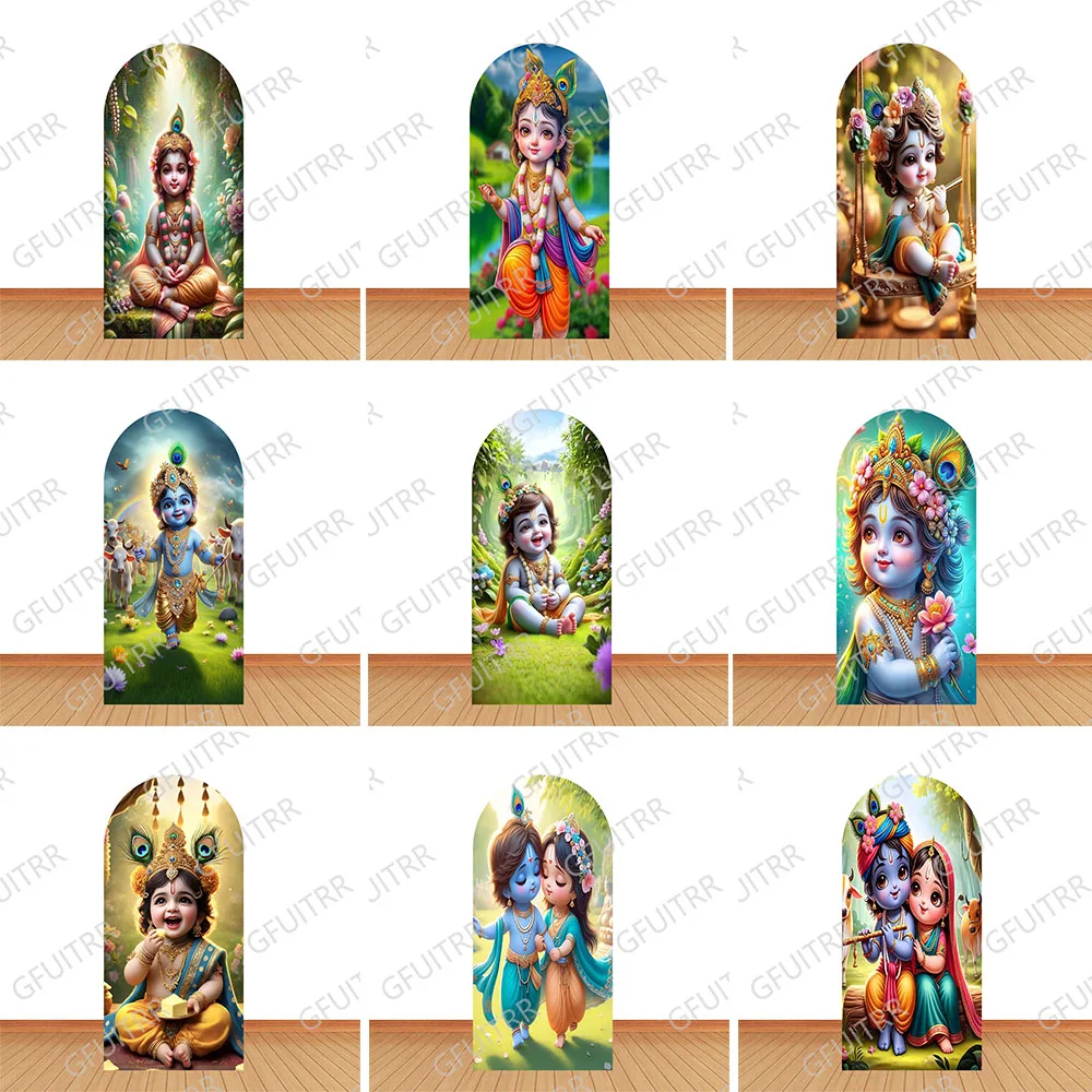 Фон с аркой Krishna, украшение для детского душа, индийская тема, фото, детский день рождения, двухсторонняя молния, чехлы для фотографий
Фон с аркой Krishna, украшение для детского душа, индийская тема, фото, детский день рождения, двухсторонняя молния, чехлы для фотографий